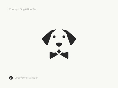 Dog and Bow Tie Logo animal logo bow tie logo branding brandmark dog and bow tie dog friendly business logo dog logo dog wearing bow tie logo logo design logo for sale minimal logo mr dog negative logo negative space animal negative space dog logo negativespace dog logo pet logo pet lover smart dog logo