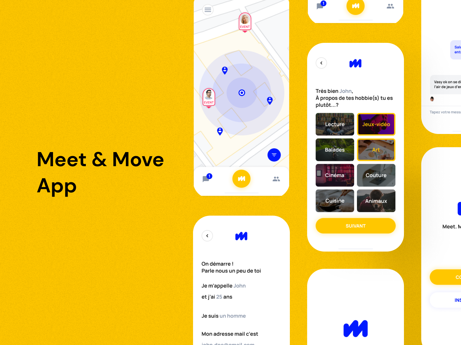 Example of Meet & Move App