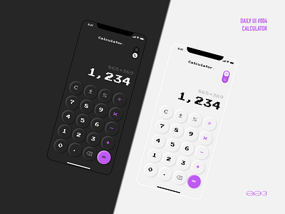 Daily UI #004 | Calculator daily 100 challenge dailyui dailyuichallenge design practice ui ui ux ui design uidesign uiux