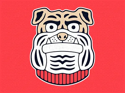 Bulldog print. animal bulldog design dog dog logo emblem engraved halftone illustration logo mascot poster print retro t shirt design vector vintage