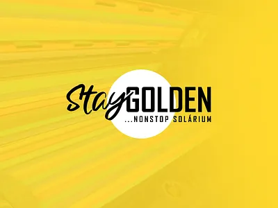 StayGolden branding design icon logo logodesign logotype modern design typography vector