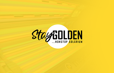 StayGolden branding design icon logo logodesign logotype modern design typography vector