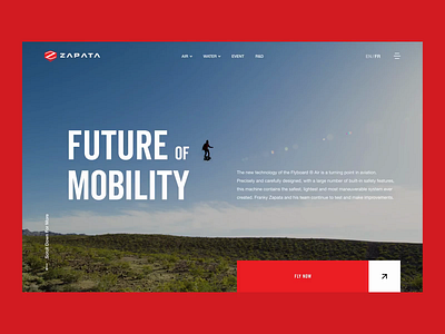 Future of Mobility – Motion Exploration animation automobile automotive aviation future futuristic hoverboard jetpack motion design ui animation ui design ux web design yogesh