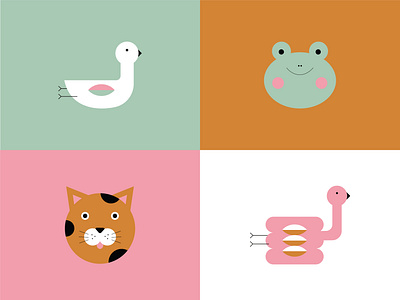 Animals Illustration adobe illustrator animals cartoon design flat graphic design icon illustration illustrator minimal