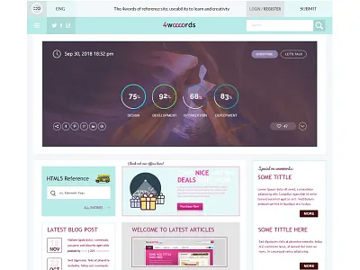 4words website land page branding design flat graphic design illustration illustrator ui ux web website