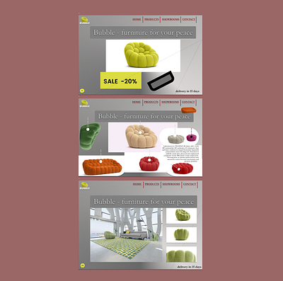 Bubble design figma ui design uidesign web design
