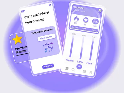 Fitness App apparel apps fitness fitness app glass health logo nutrition nutrition app nutritionist premium ui uiux webdesign website