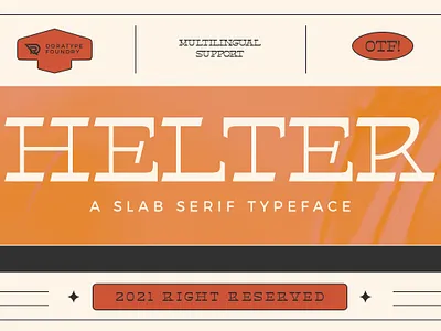Helter Slab branding cursive design elegant font design headline logo modern poster quotes stylish