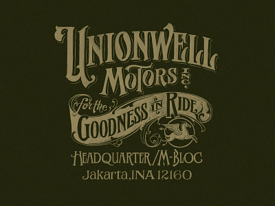 Unionwell Lettering design font handlettering lettering logo logotype texture typeface typography vintage