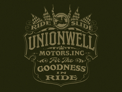 Unionwell Lettering branding font hand lettering handlettering lettering logo texture typeface typography vintage