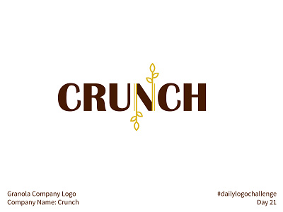 #dailylogochallenge - Day 21 crunch dailylogochallenge gold granola granola company illustration logo logo mark logodesign logotype maroon minimal oatmeal oats plain simple wheat yellow