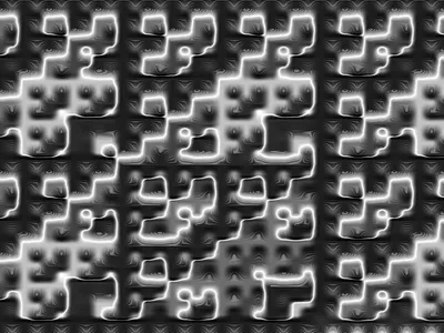 Melt Sierpinski and Noise Experiments abstract generative javascript