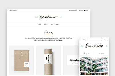 Scandinavian - Minimal WP Shop Theme clean ecommerce business ecommerce design ecommerce shop responsive website design template web themes wordpress blog