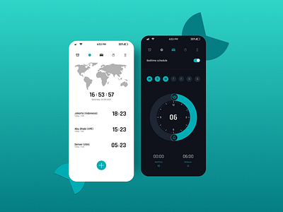 Click Clock App aesthetic black blue clock daily ui dark ui design figma gradient icon time timer ui ux white world