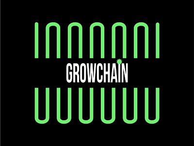 Growchain | Cryptocurrency conference logo design bitcoin blockchain btc conference crypto crypto wallet cryptocurrency currency logo logodesign meeting summit trading