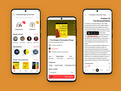 Audio Book App audiobook audioplayer mobileapp podcast