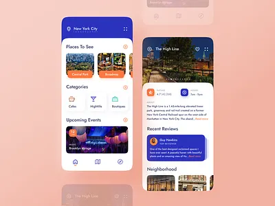 City exploration app app design city guide clean design exploration icon minimal mobile app mobile ui travel ui uidesign uiux ux