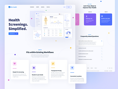 Landing Page for Telemedicine Platform app clean design clean ui design equal health healthcare landing design landingpage medical design medicine mobile platform telemedicine ui userexperience userinterface ux uxui website