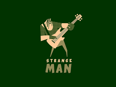 Strange man band bandlogo branding design logo logofolio rock