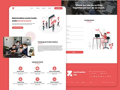 Web Design Zuni Creative Lab branding design ui ui design ux uxdesign web web design webdesign website