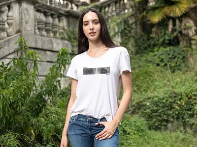 White t-shirt dog eyes. Love, appreciate animals appreciate design dog illustration love photoshop t shirt