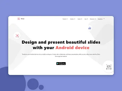 Website Landing android blue landing modern product design sketch symbol trending uidesign uxdesign webdesign webpage website white