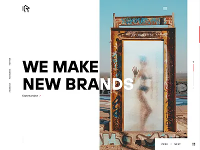 UI/UX Landing Page Design for Studioirl abstract adobe brand identity branding fashion design figma figma design landing page landingpage minimal studio website ui ui ux ui design uiux ux ux design ux ui uxui website design