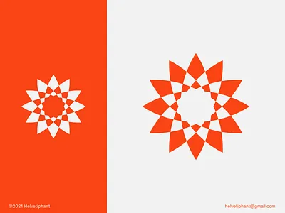 Sun Power - logo concept abstract logo brand design brand designer branding creative logo flourish flower logo icon logo logo design logo design concept logo designer mark minimalist logo modern logo power radial solar sun flower sun logo