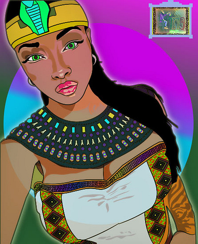 AfricanQueen illustration vector vectorart