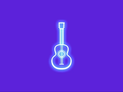 Simply Guitar Loading Animation 3d blender loading screen spinner