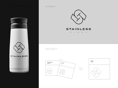 Stainless Pixel brand identity clarance design logo simple stianless pixel stianless pixel