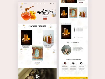 Honey Landing Page Design copy landing copy writing copywritingsales elementor landing page landing page landing page design landing pages page sales page seo seo optimization website website landing page website marketing