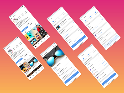 Instagram Checkout Page app checkout checkout page design gradient instagram mobile mobile ui online shopping online store ui uidesign uiux user experience userinterface ux