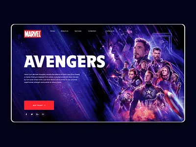 Marvel Studio Daily UI copy landing copy writing copywritingsales elementor landing page landing page landing page design landing pages page sales page seo seo optimization website website landing page website marketing