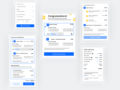 Website App Design | American Chemical Society ai animation blue illustration isometric ui uiux ux vector web web design webdesign websi website website concept website design