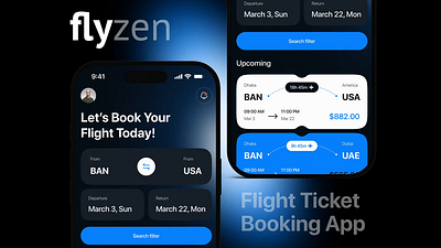 ✈️ Flyzen – Flight Booking App UI ✈️ appdesign behance dailyui design designinspiration dribbble figma graphic design graphicdesigner illustration logodesigner ui uidesign uitrends uiux userexperience userinterface ux uxdesign webdesigner