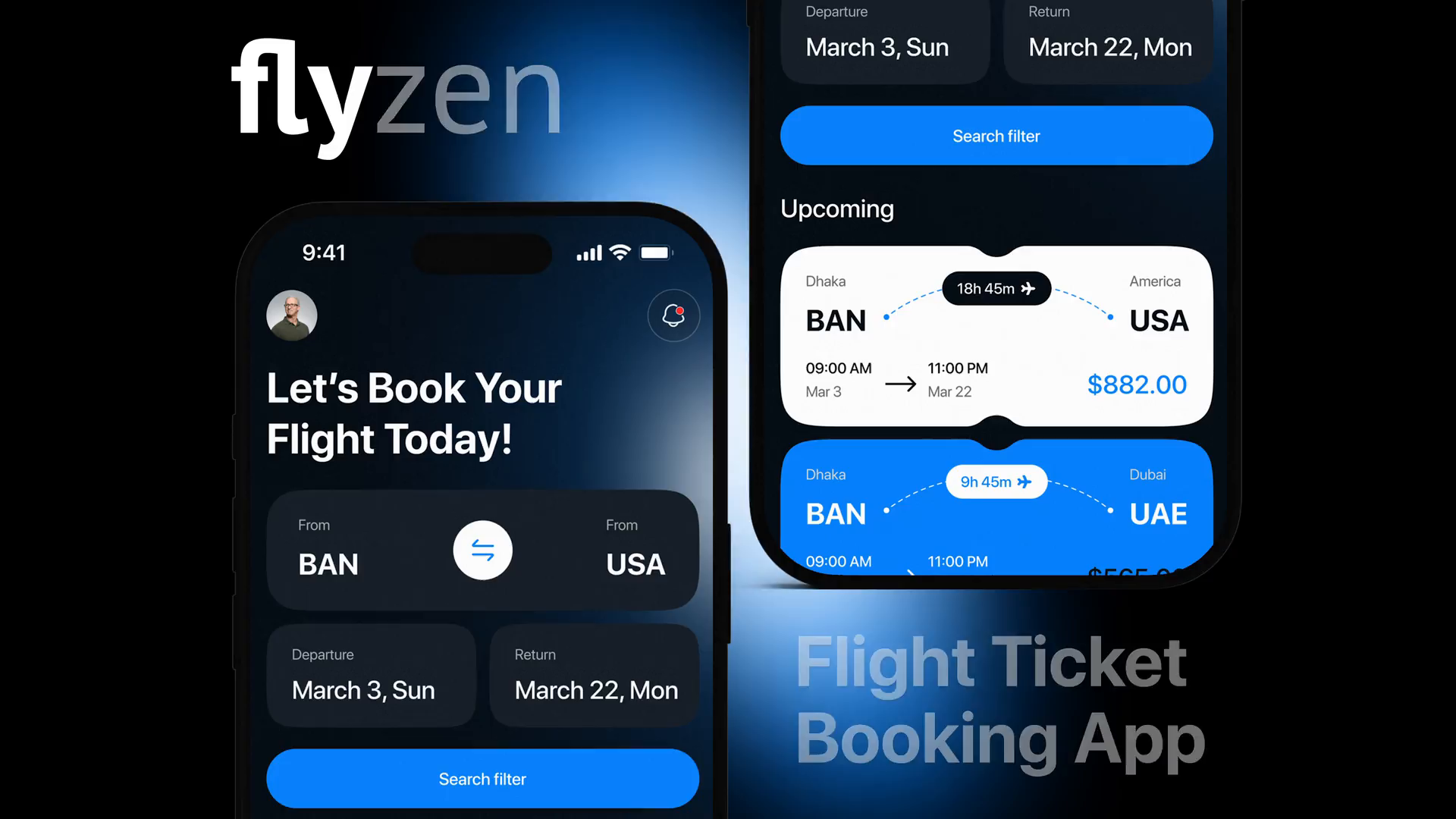 Example of Flyzen Is A Modern Flight Booking App 