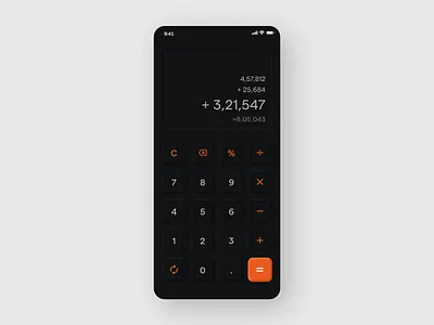 Calculator - neumorphism adobe xd app design black calculate calculations calculator calculator app calculator design calculator ui daily ui dailyui ios app mobile app mobile app design mobile design mobile ui neomorphism neomorphism app numbers ui design