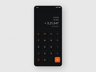 Calculator - neumorphism adobe xd app design black calculate calculations calculator calculator app calculator design calculator ui daily ui dailyui ios app mobile app mobile app design mobile design mobile ui neomorphism neomorphism app numbers ui design