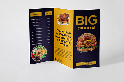 RESTAURANT BROCHURE DESIGN abstract logo agency branding bi fold brochure brand identity branding brochure brochure design brochure layout brochure mockup brochure template business brochure business brochure design colorful logo dribbble best shot illustration leaflet leaflet design tri fold brochure typography uiux