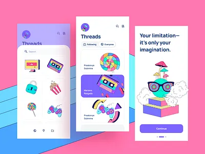 Zwosh! Illustration Kit catalog download illustration mockup onboarding search ui