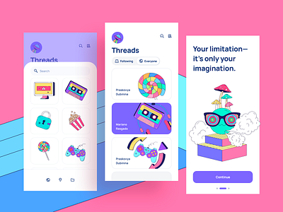 Zwosh! Illustration Kit catalog download illustration mockup onboarding search ui