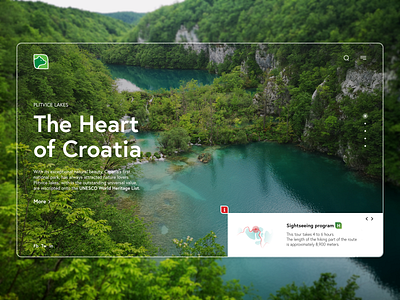 The Heart of Croatia nature photography tourism tourism website web design