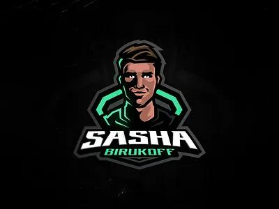 Sasha Birukoff mascot logo angry art branding design e sports human humans illustration logo mascot mascot logo vector