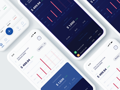 Finance App Redesign andriod finance app ios app ui redesign stocks app uidesign uxdesign