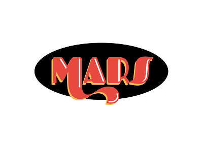 Mars Logo Retro dailylogo dailyui design figma graphicdesign graphism illustration illustrator mars logo playoff rebounds retro logo retrologo typogaphy vector