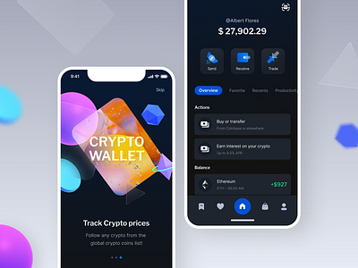 Crypto wallet design