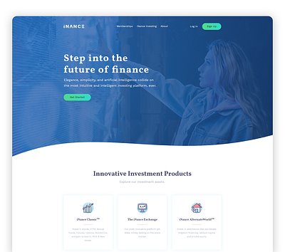 Fintech Crypto Investing and Trading UI/UX Landing Page ai artificial intelligence blockchain crypto defi finance fintech futuristic investment landing page nft startup technology trading ui ui design ux design wallet web design website