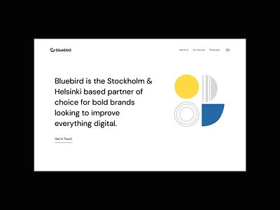 Bluebird Website Concept affter effects animation animation 2d banner design feedback gallery homepage illustrations interaction landing motion motion graphics ui uiux ux web website