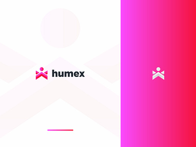 Humex Modern H letter Logo app branding branding and identity branding design design e commerce logo flat logo design concept minimal online shop logo